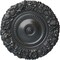 Ekena Millwork Marseille Ceiling Medallion (Fits Canopies up to 7 3/8"), Hand-Painted Pewter, 21"OD x 2"P CM21MAPES - alternate 1